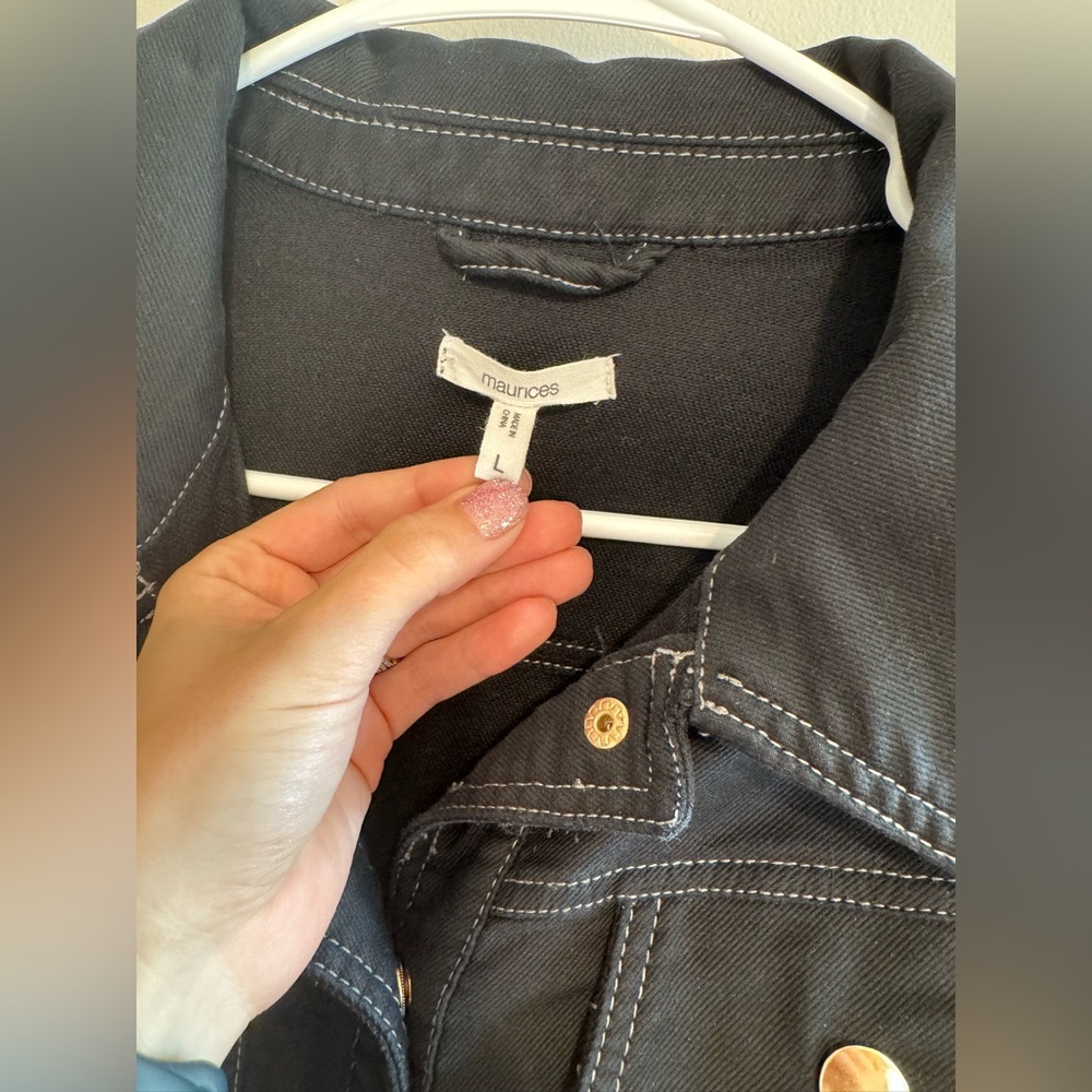 Maurice’s Cropped Twill Jacket - Picture 5 of 5